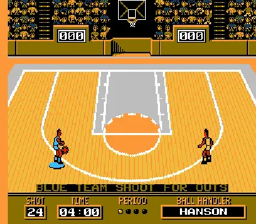 Roundball - 2-on-2 Challenge (USA) screen shot game playing